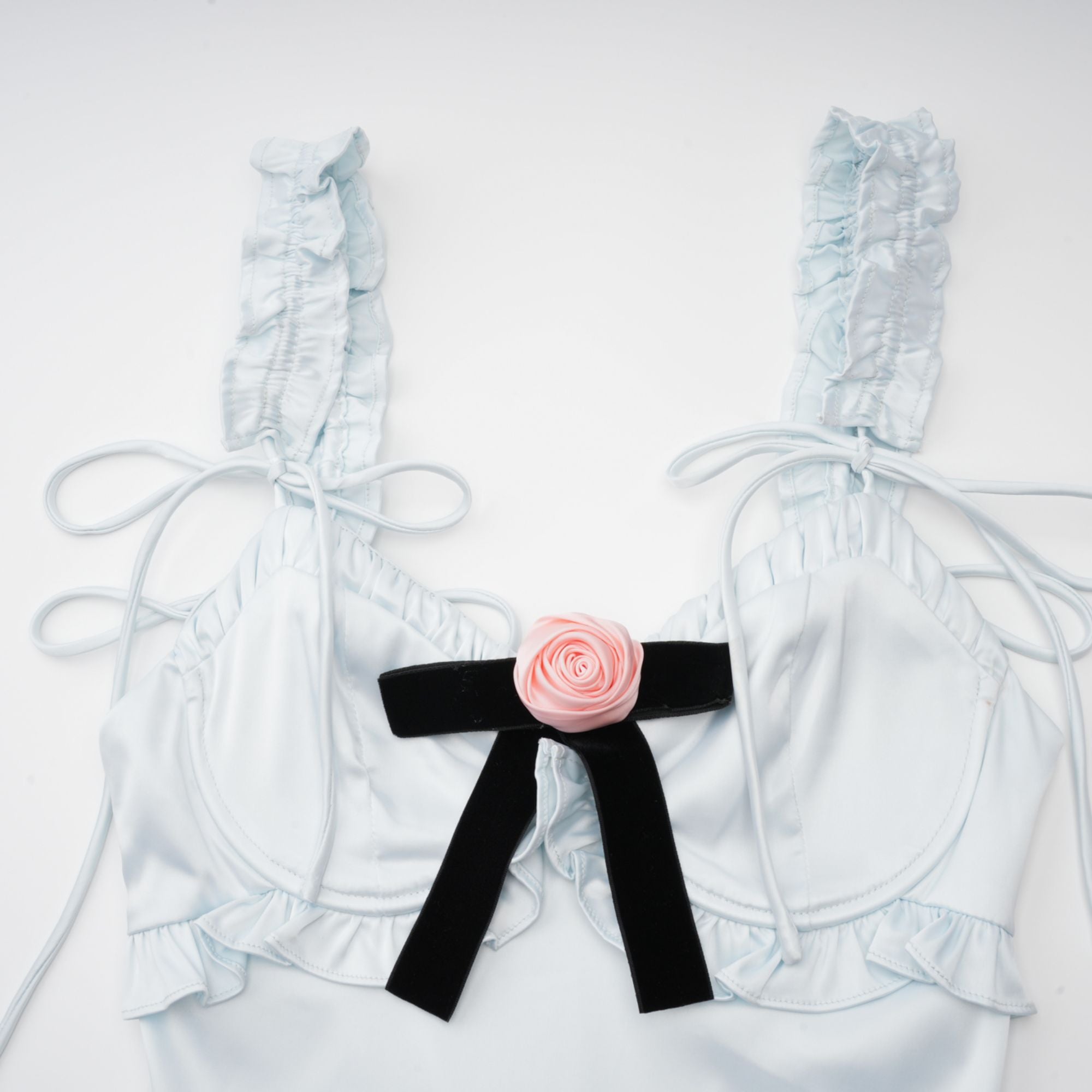 Jaina fırfır midi elbise