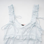 Jaina fırfır midi elbise