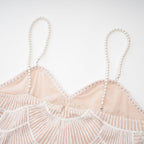 Shiema inci payetli midi elbise