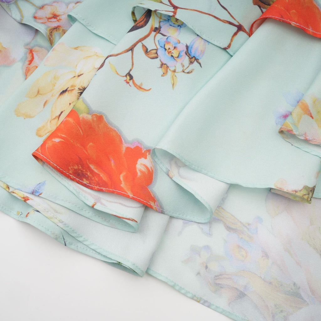 Jailina çiçek maksi elbise