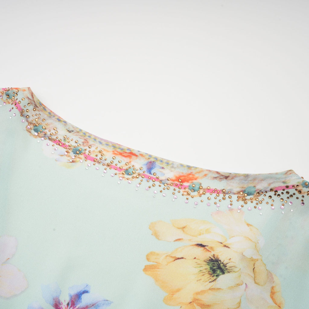 Jailina çiçek maksi elbise