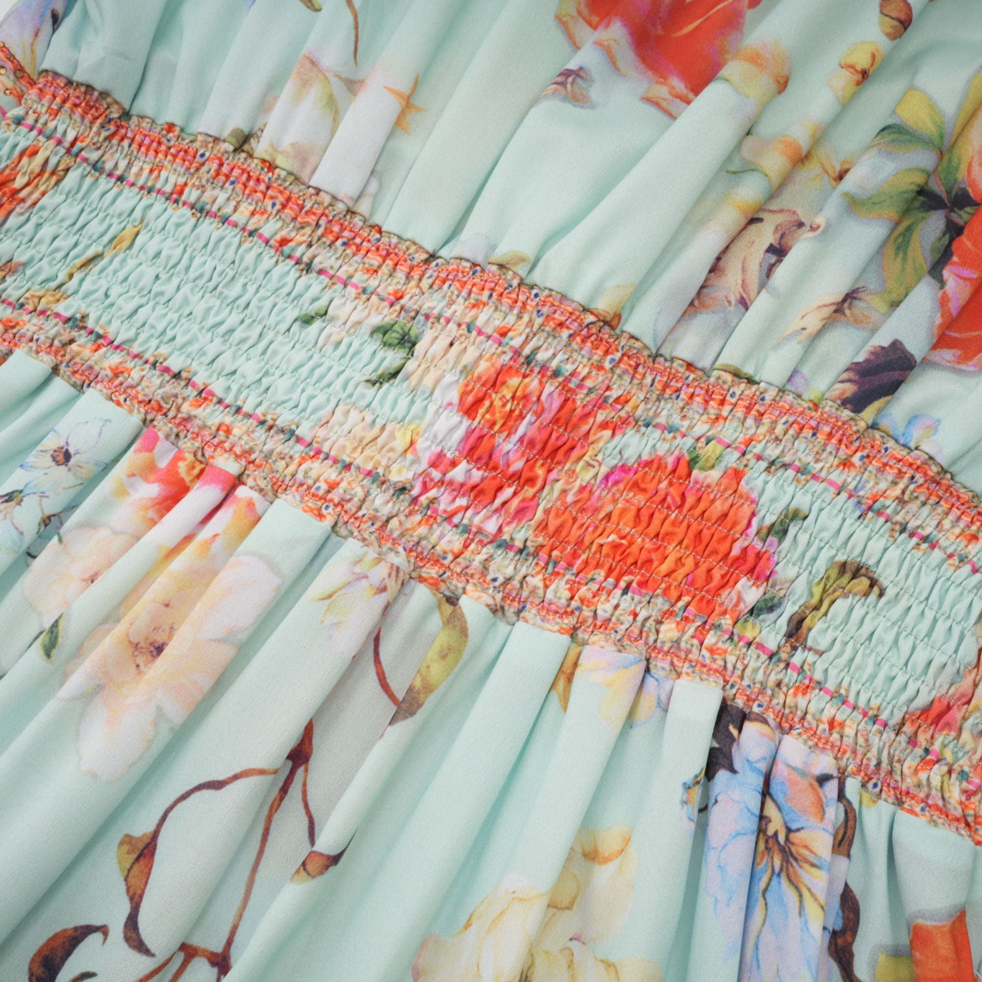 Jailina çiçek maksi elbise