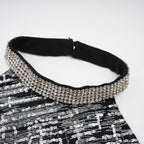 Odette süslemeli mini elbise