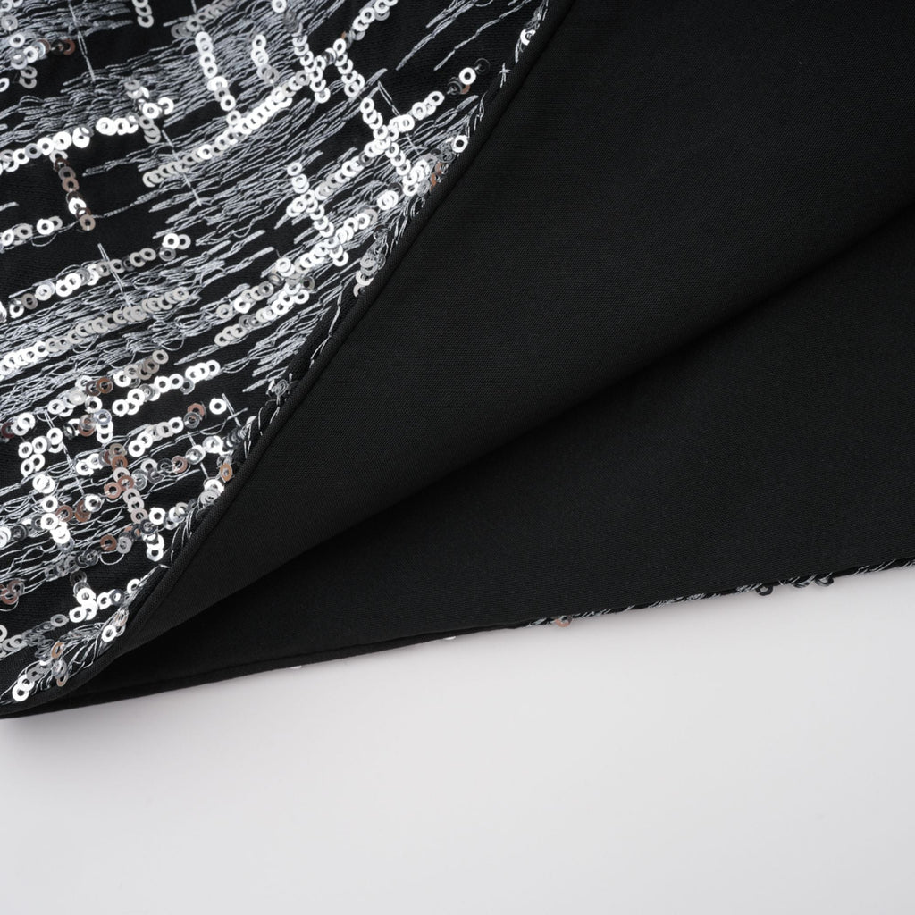 Odette süslemeli mini elbise