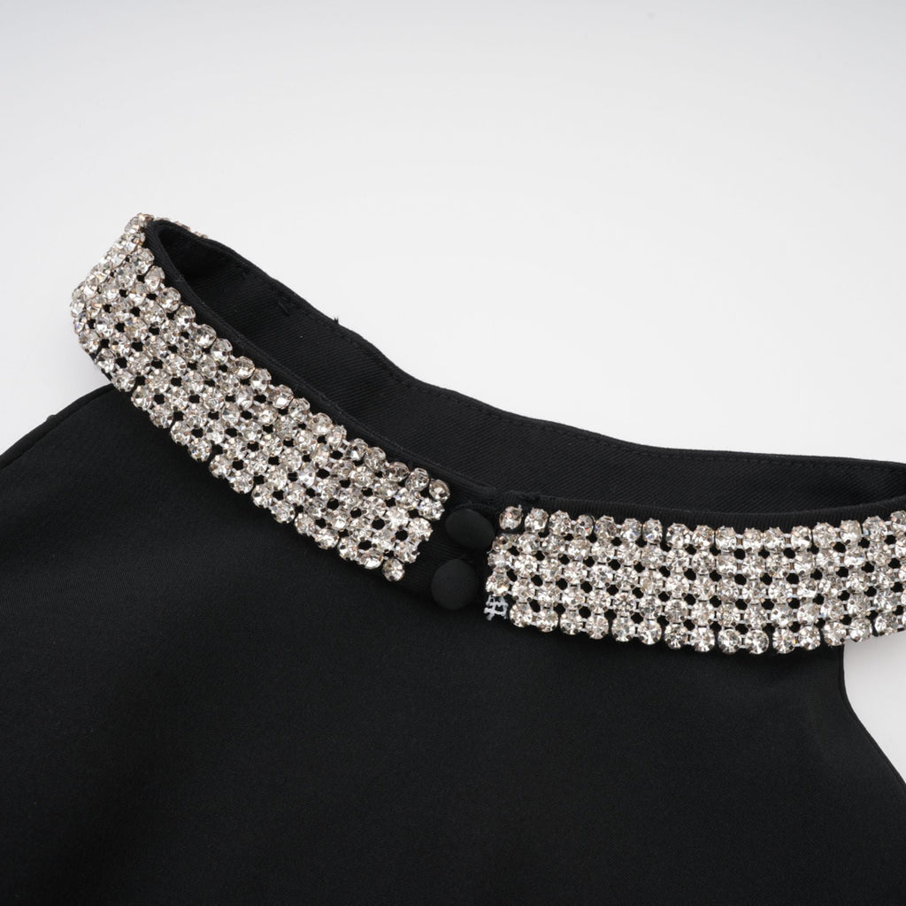 Odette süslemeli mini elbise