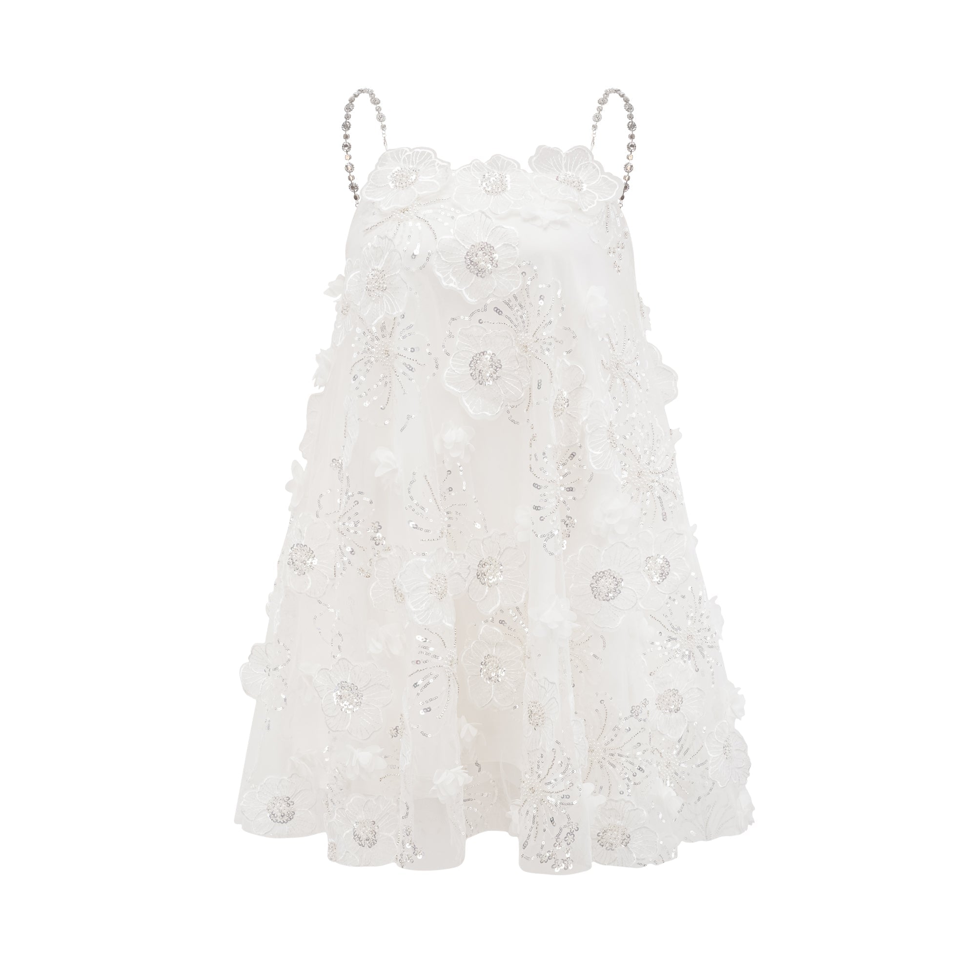 Suzette kristal mini elbise