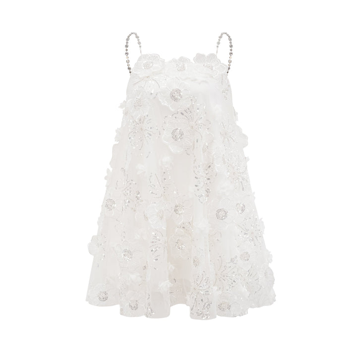 Suzette kristal mini elbise