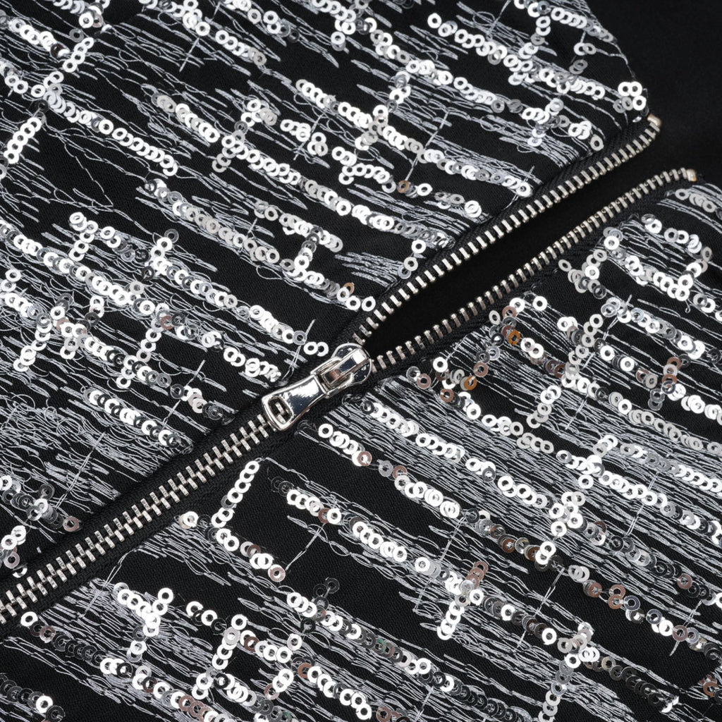 Odette süslemeli mini elbise