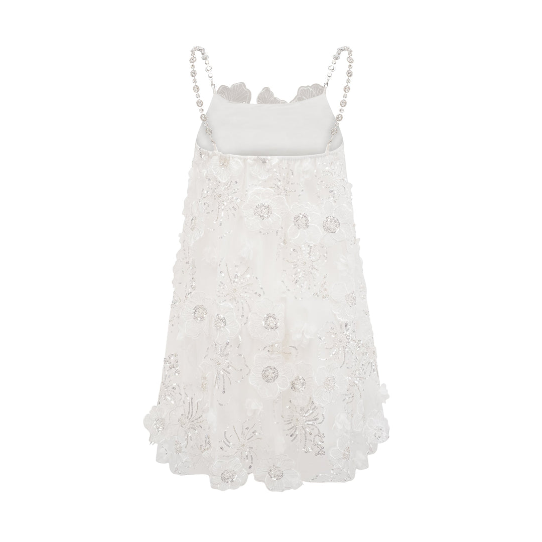 Suzette kristal mini elbise