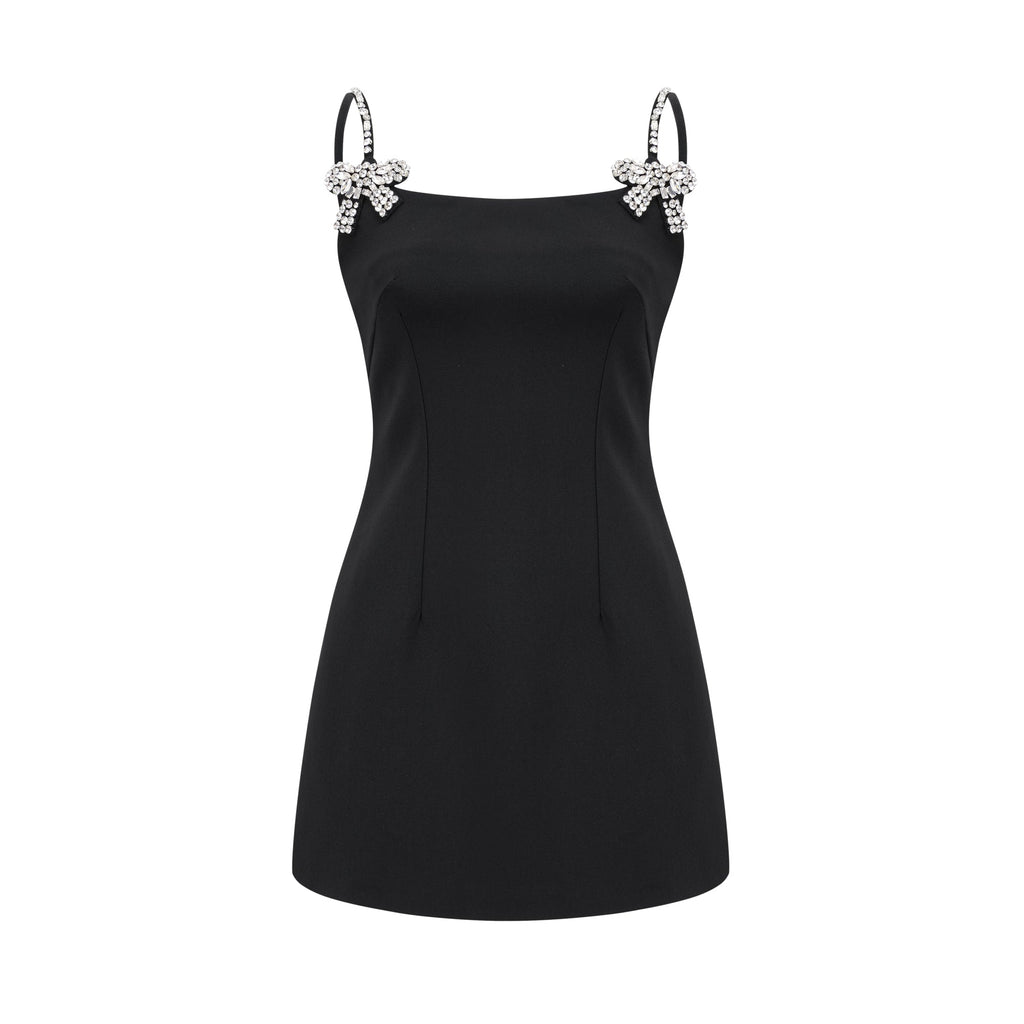 Renée fiyonklu mini elbise