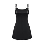 Renée fiyonklu mini elbise