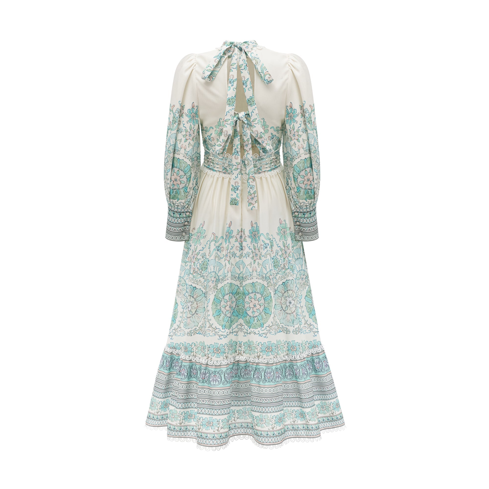 Raphaëlle pileli midi elbise