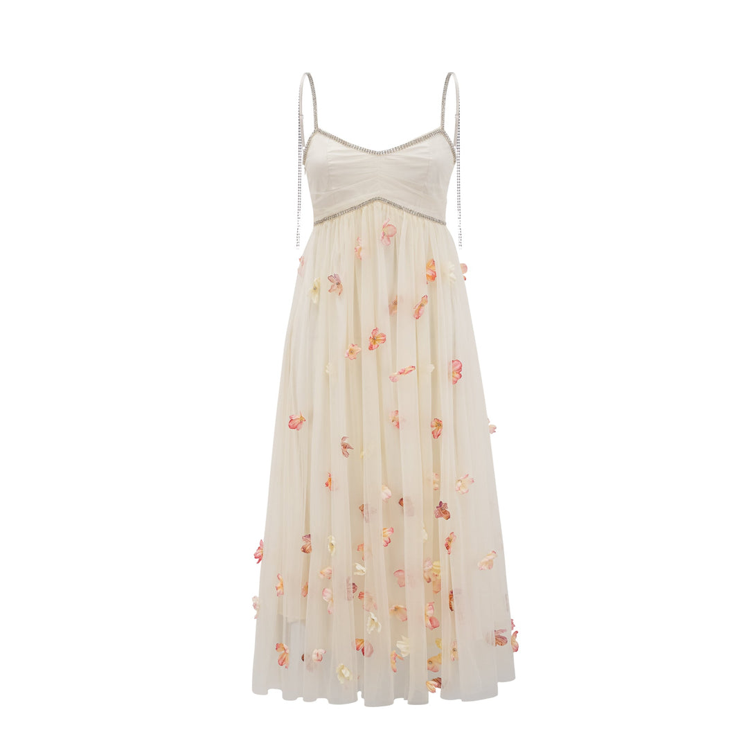 Isabeau midi elbise