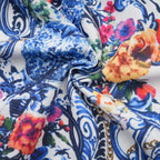 Merle çiçek maksi elbise