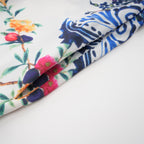 Merle çiçek maksi elbise