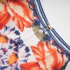 Merle çiçek maksi elbise