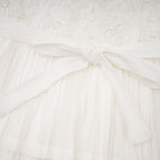 Helen işlemeli midi elbise