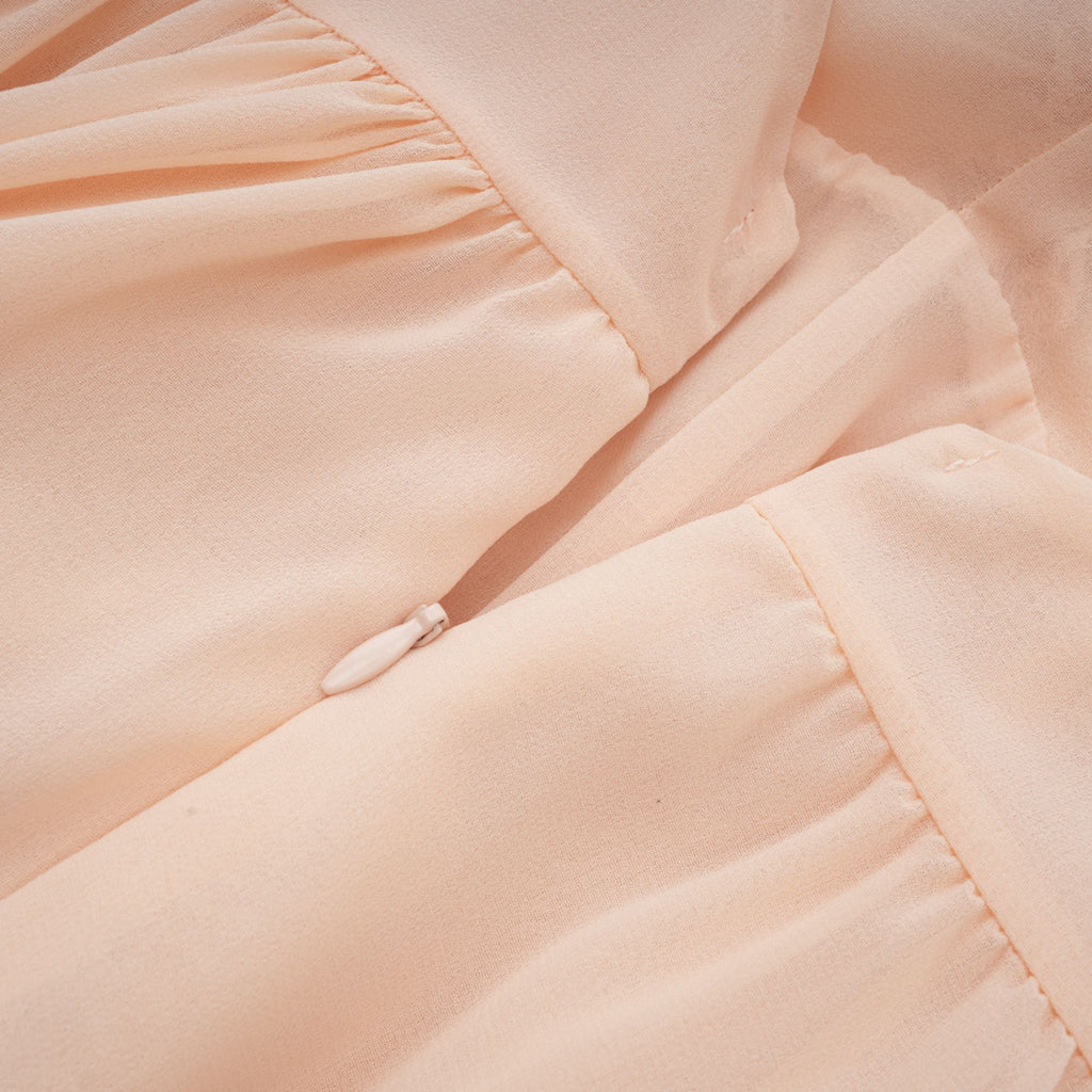 Élodie fırfır maksi elbise