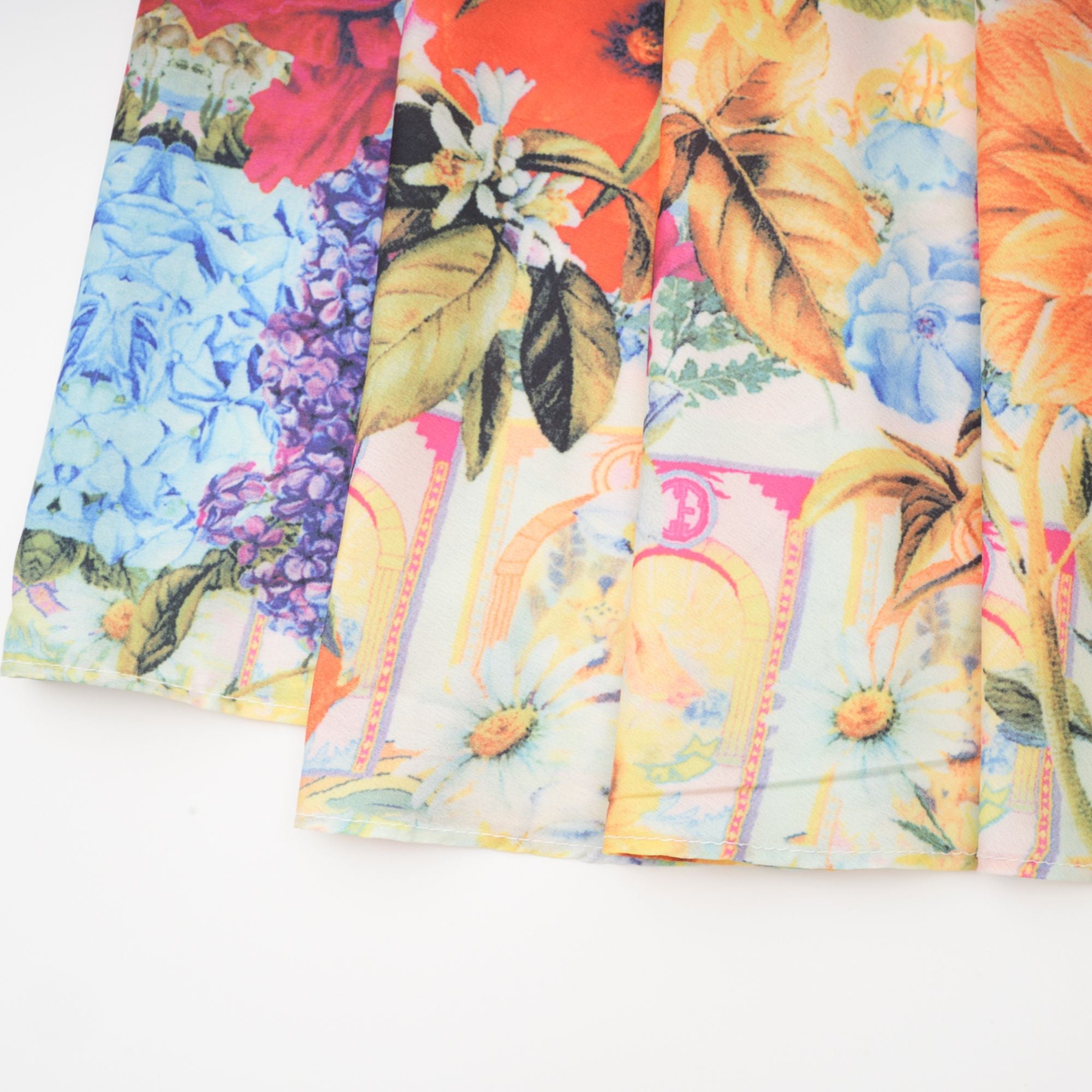 Sylvie desenli midi elbise