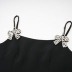 Renée fiyonklu mini elbise