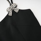 Renée fiyonklu mini elbise