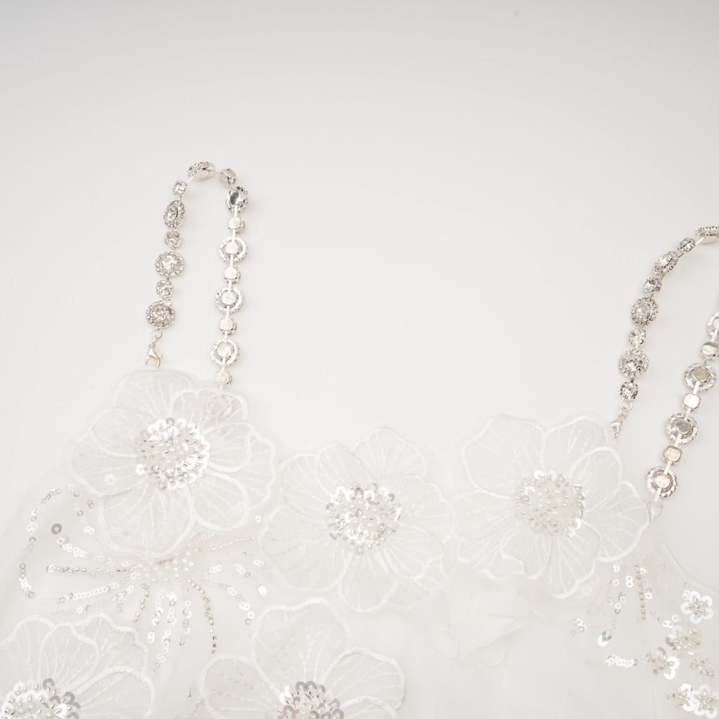 Suzette kristal mini elbise