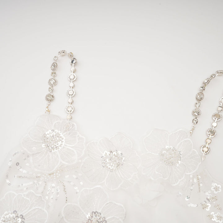 Suzette kristal mini elbise