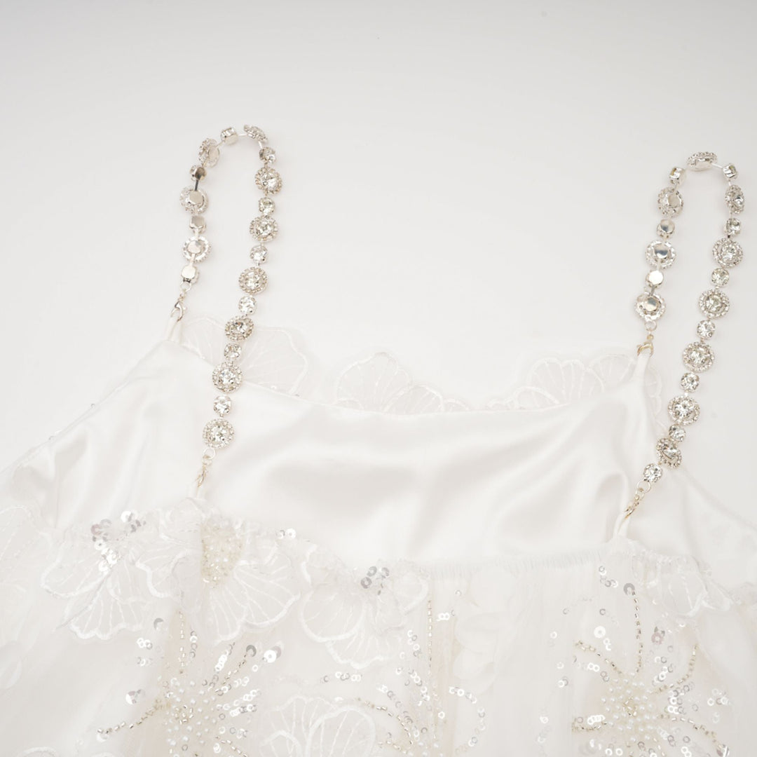 Suzette kristal mini elbise