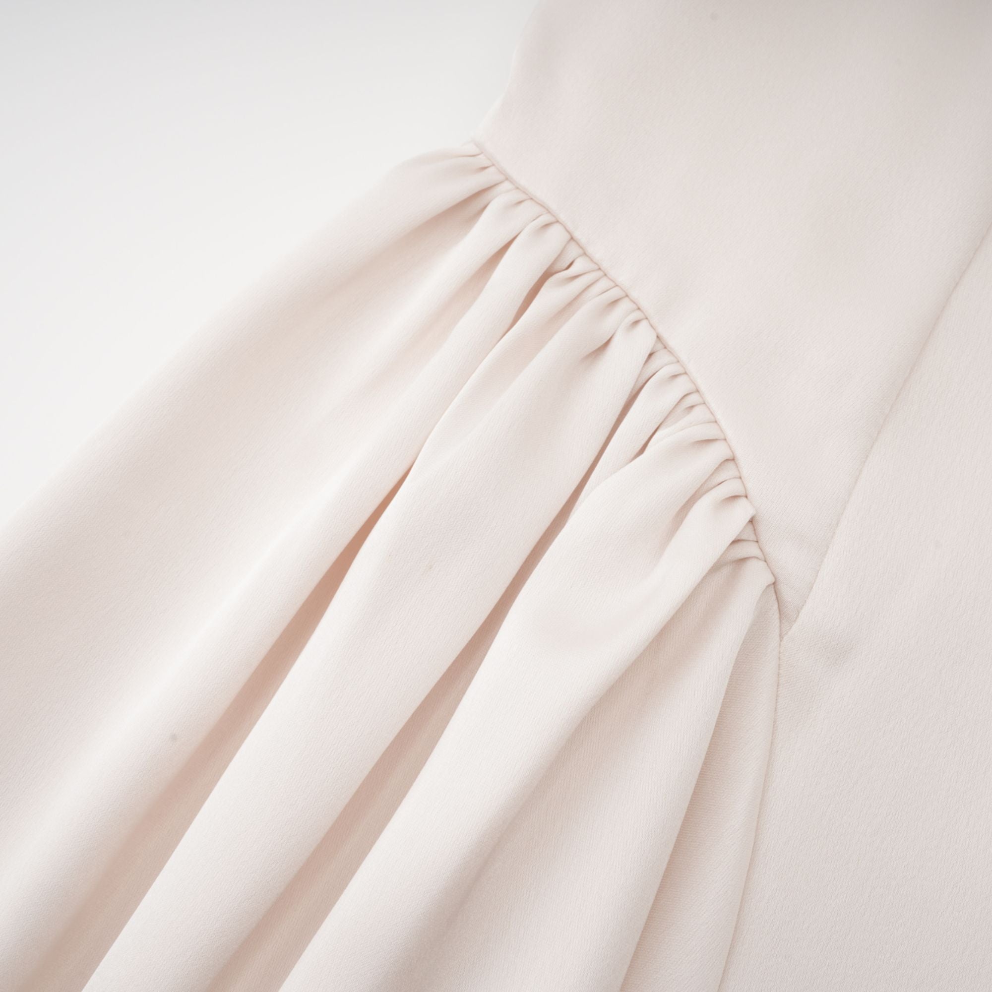 Océane pileli midi elbise