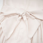 Océane pileli midi elbise