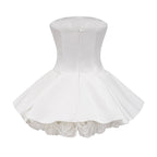 Lucie straplez korse mini elbise