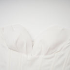 Katherine korse midi Beyaz