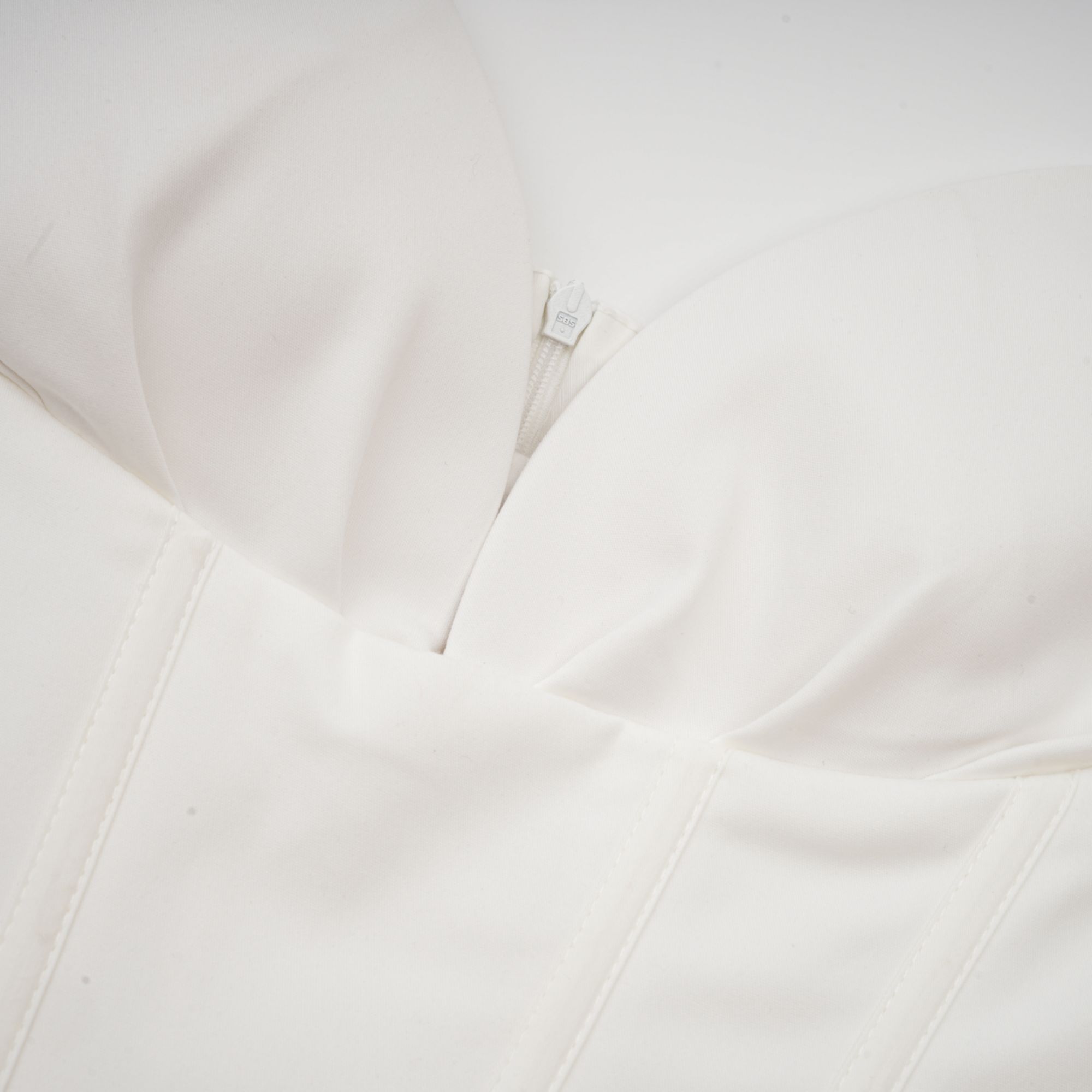 Katherine korse midi Beyaz