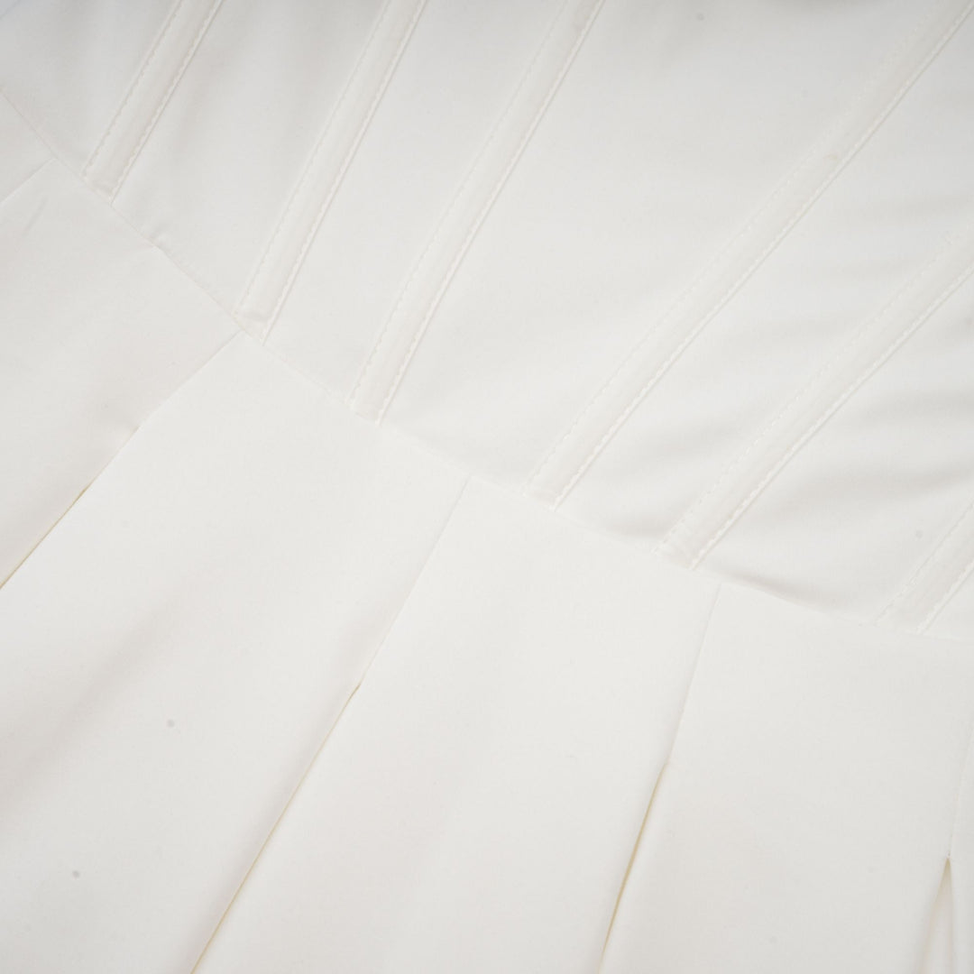 Katherine korse midi Beyaz