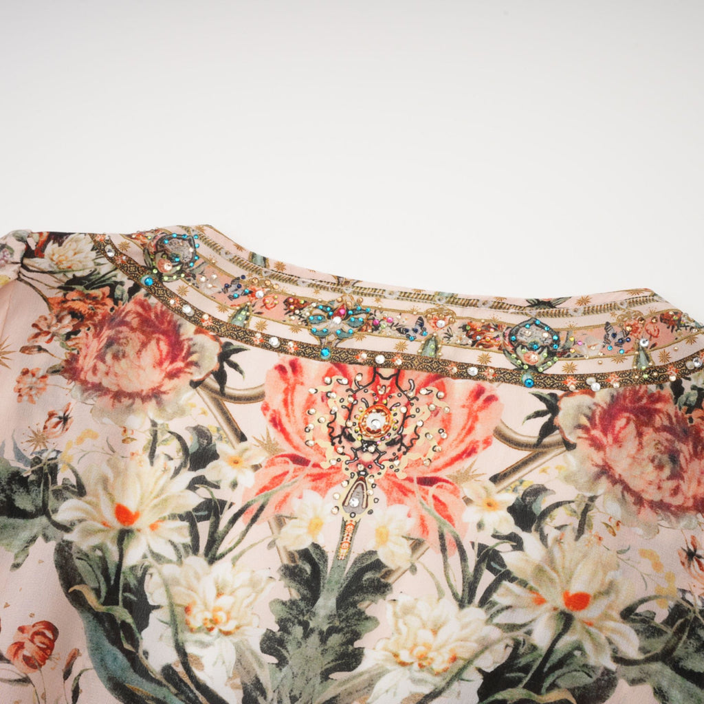 Emilia kravat mini elbise