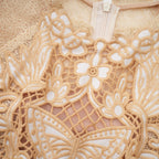 Nerissa pile midi elbise