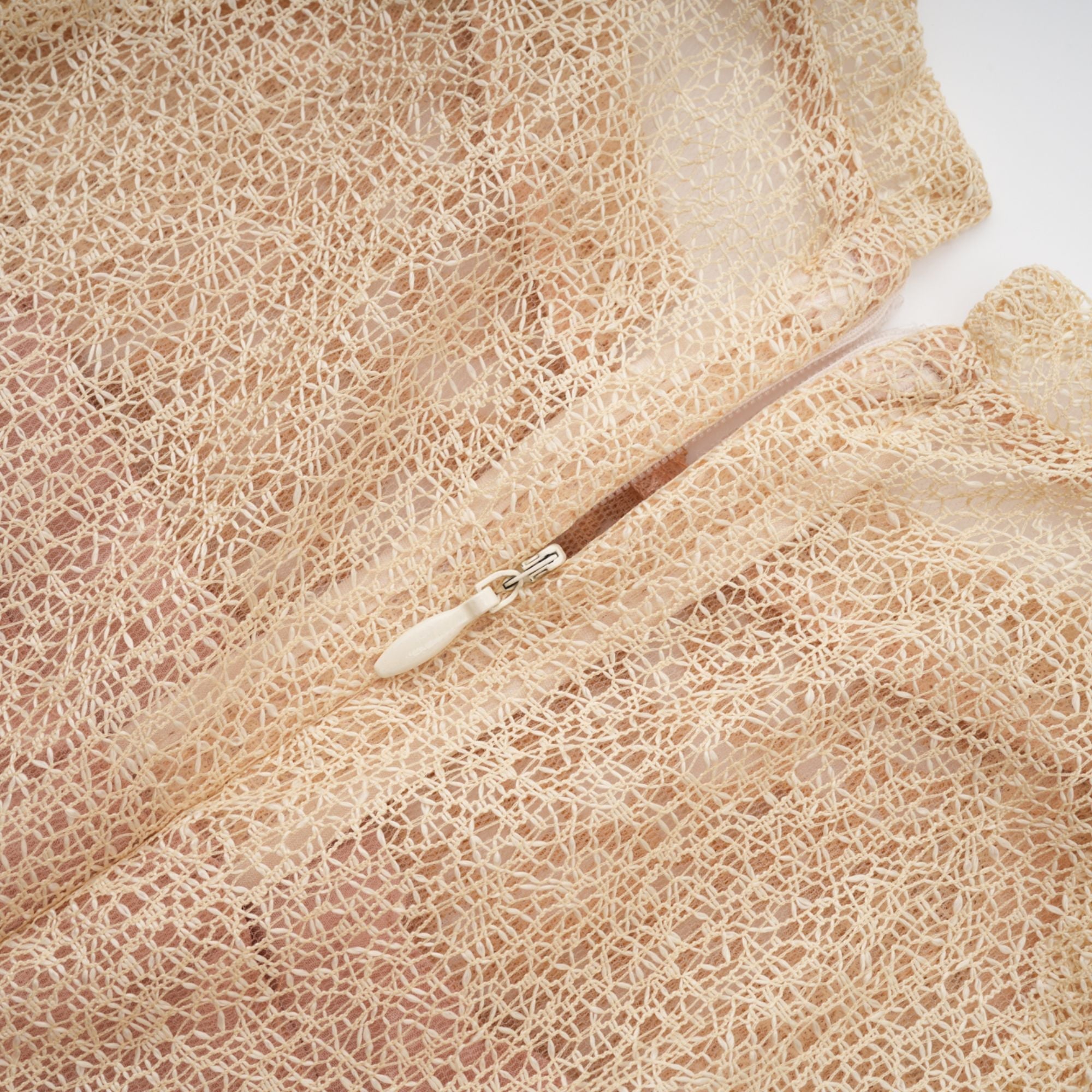 Nerissa pile midi elbise