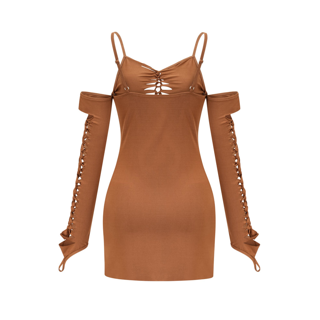 Capriana kesimli mini elbise