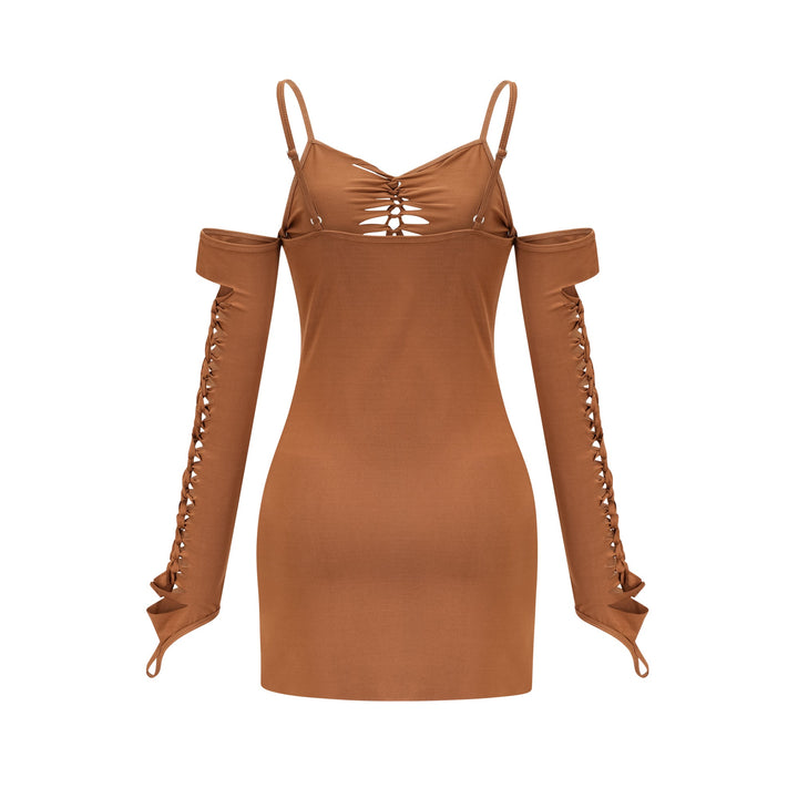 Capriana kesimli mini elbise