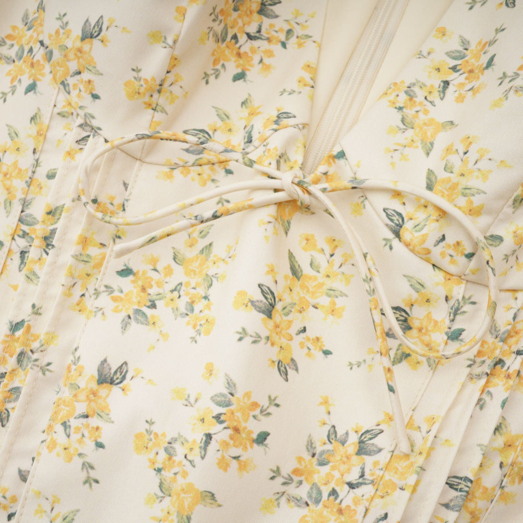 Liane çiçek mini elbise