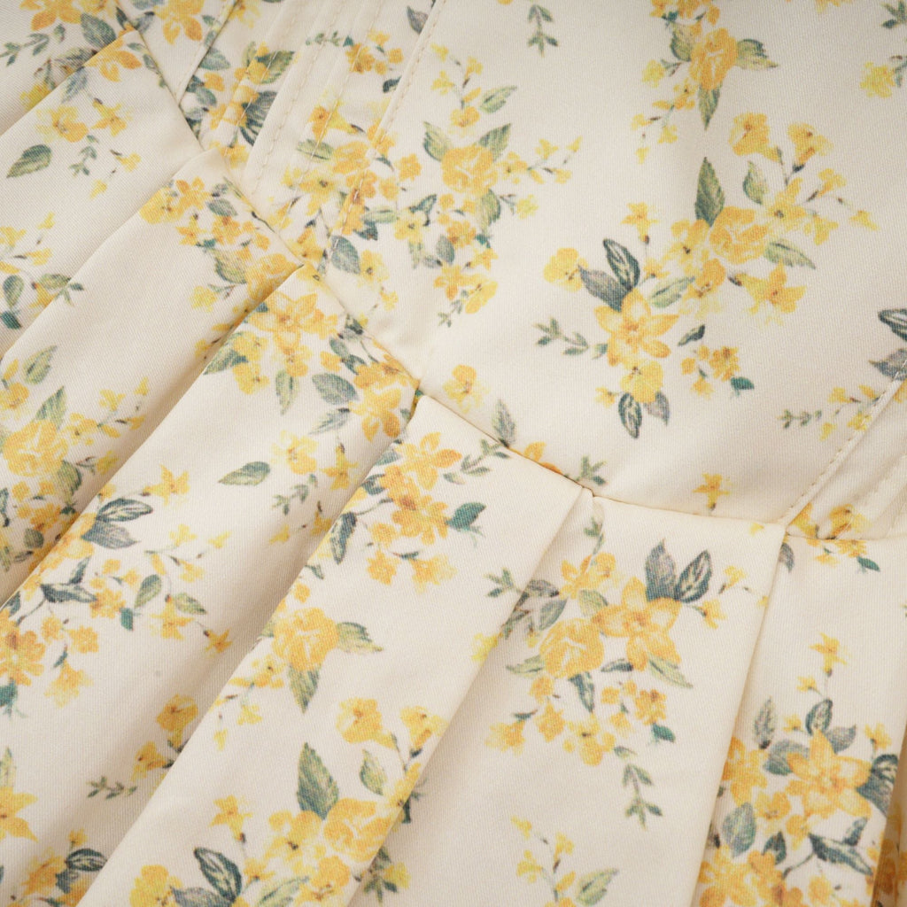 Liane çiçek mini elbise