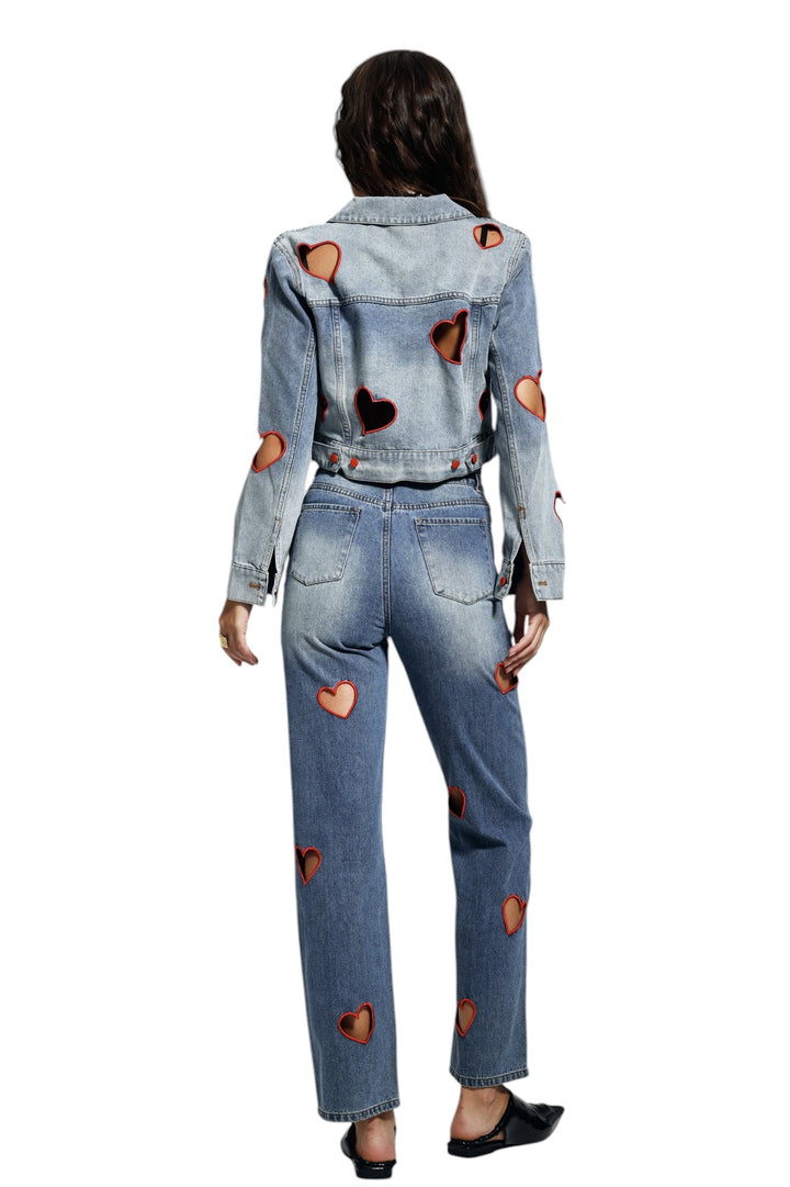 Kesik Detaylı Jean