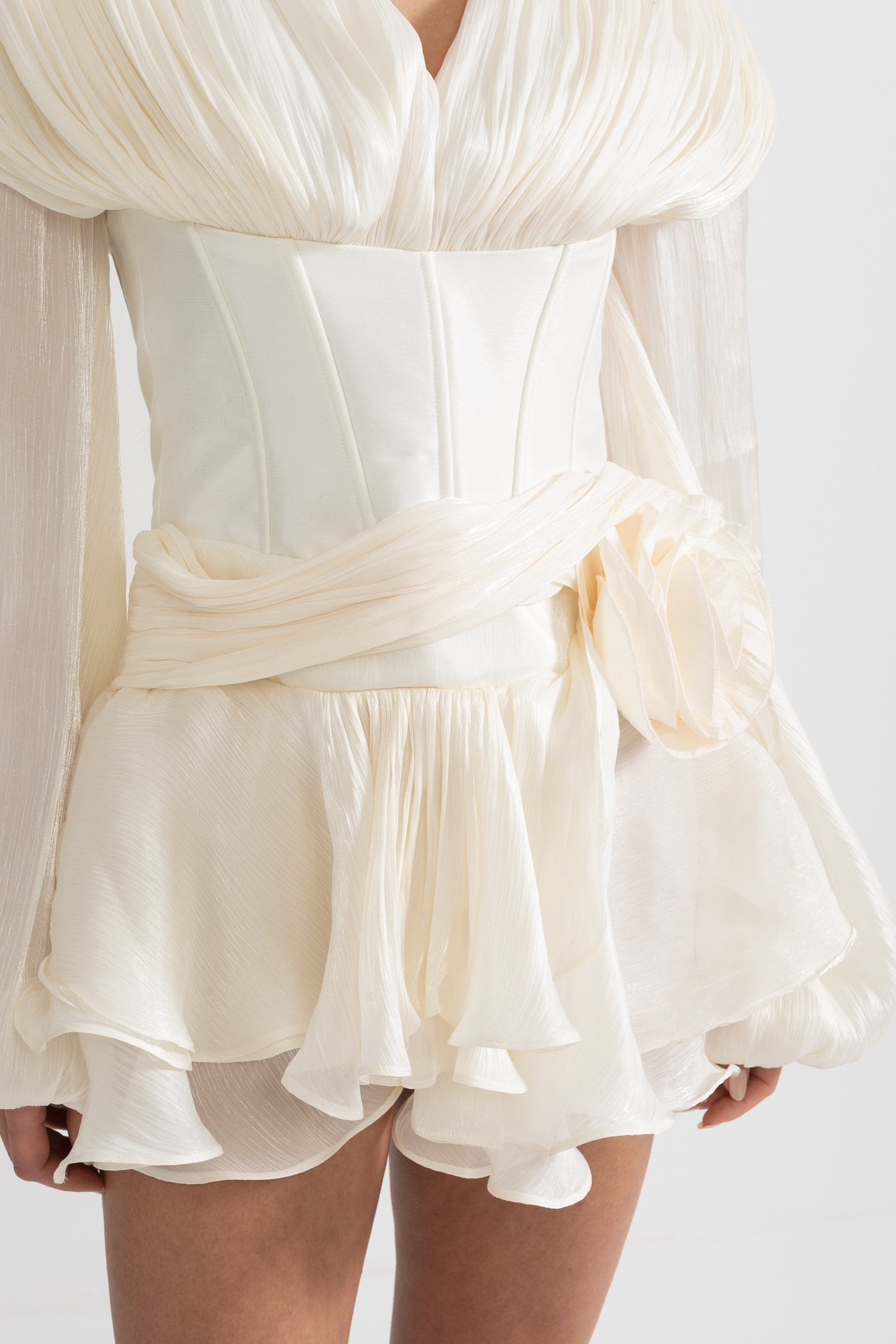 Kabarık Mini Elbise