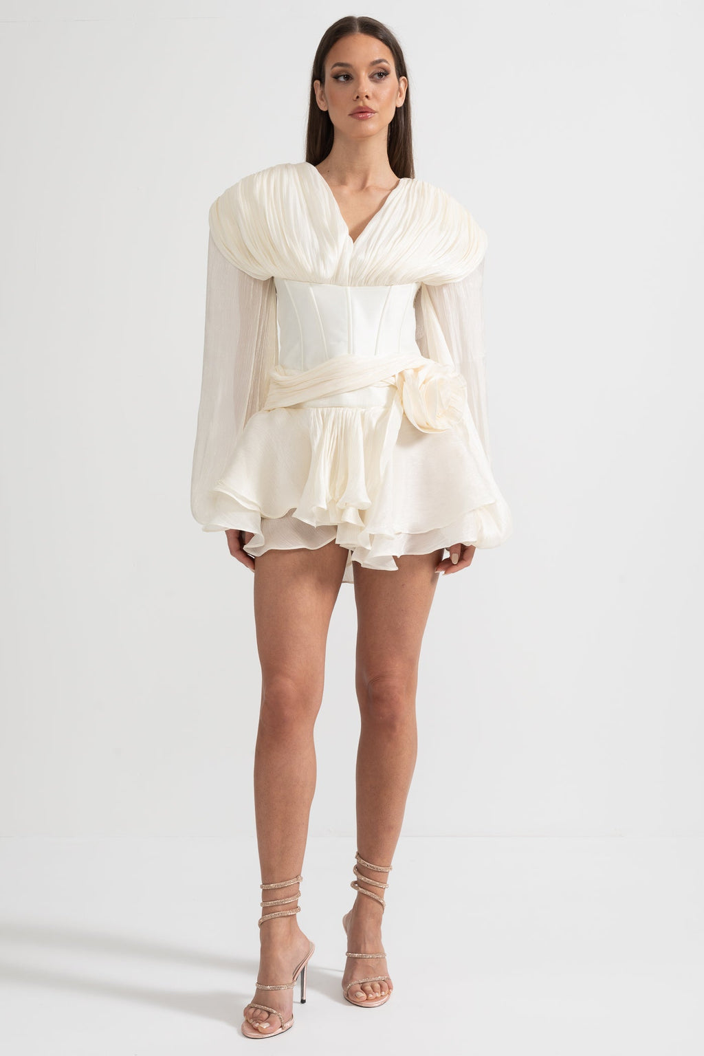 Kabarık Mini Elbise