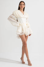 Kabarık Mini Elbise