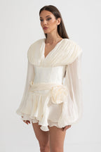 Kabarık Mini Elbise