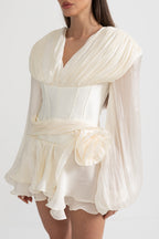 Kabarık Mini Elbise