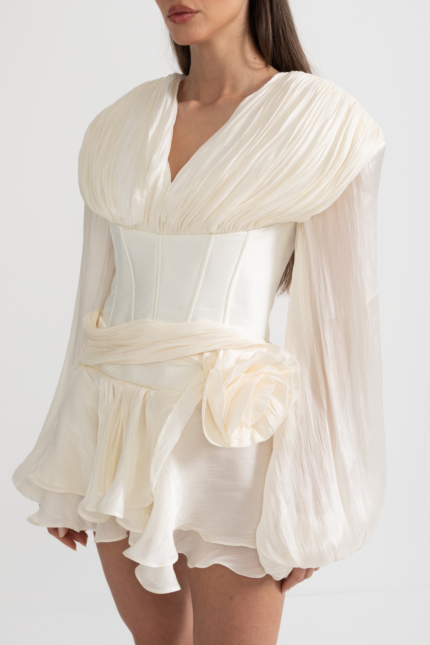 Kabarık Mini Elbise