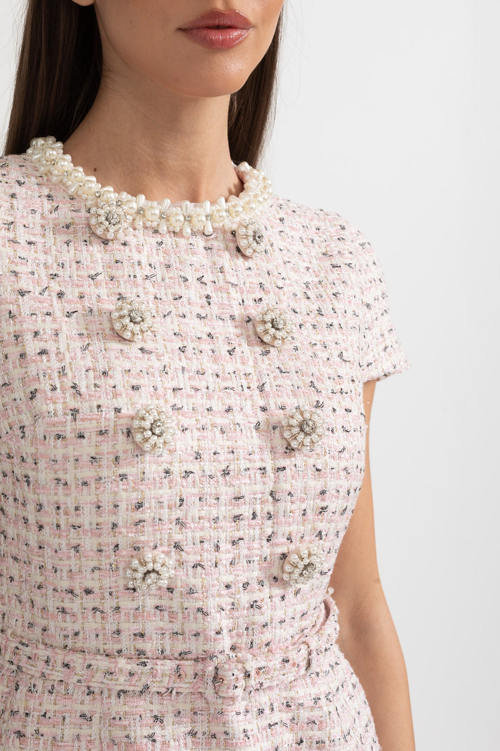 Kısa Kollu  Mini Elbise