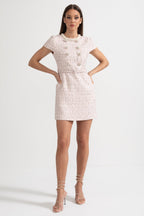 Kısa Kollu  Mini Elbise